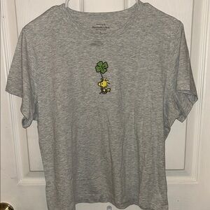 Abercrombie & Fitch Heather Gray Tee
